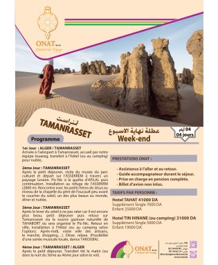 Tamanrasset week-end 2025